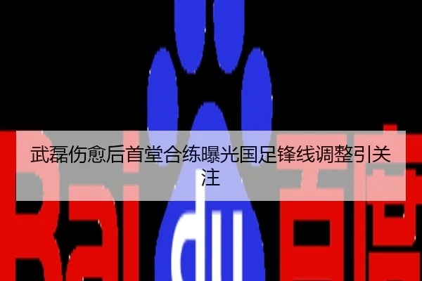 武磊伤愈后首堂合练曝光国足锋线调整引关注